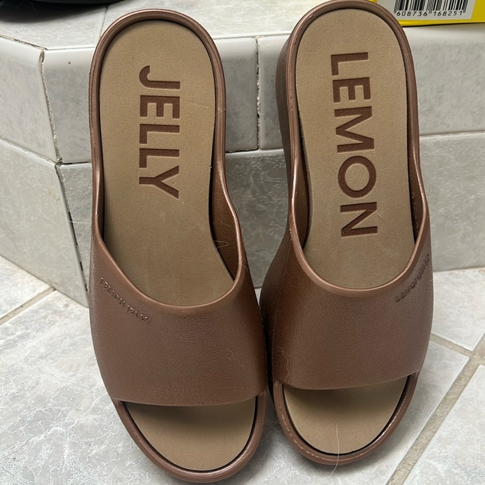 BRAND NEW BRONZE LEMON JELLY SANDALS